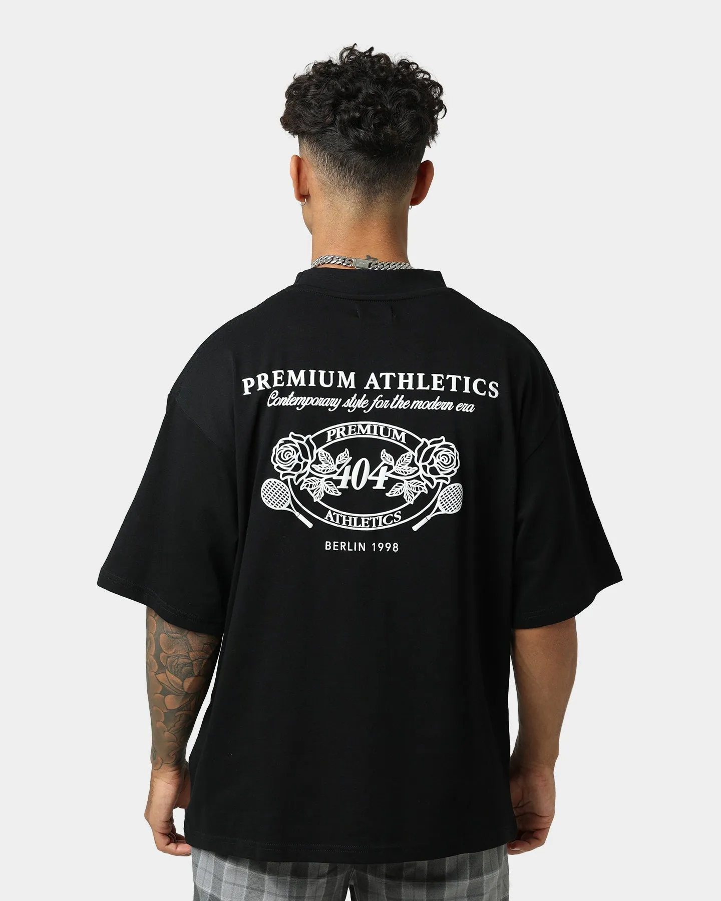 404 Premium Athletics Vintage T-Shirt Black