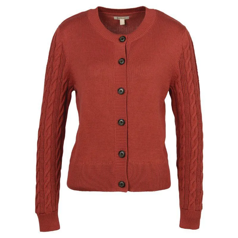 Barbour Daphne Ladies Knit Cardigan - Gerbera