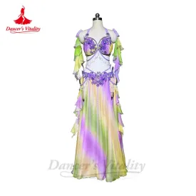 Bellydance Costume for Women Customsized Senior Bra colors Skirt 2pcs Adult Children Belly Dance Performance Competiton Outfit