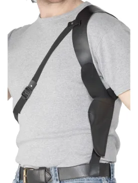 Black Leather Look Shoulder Holster