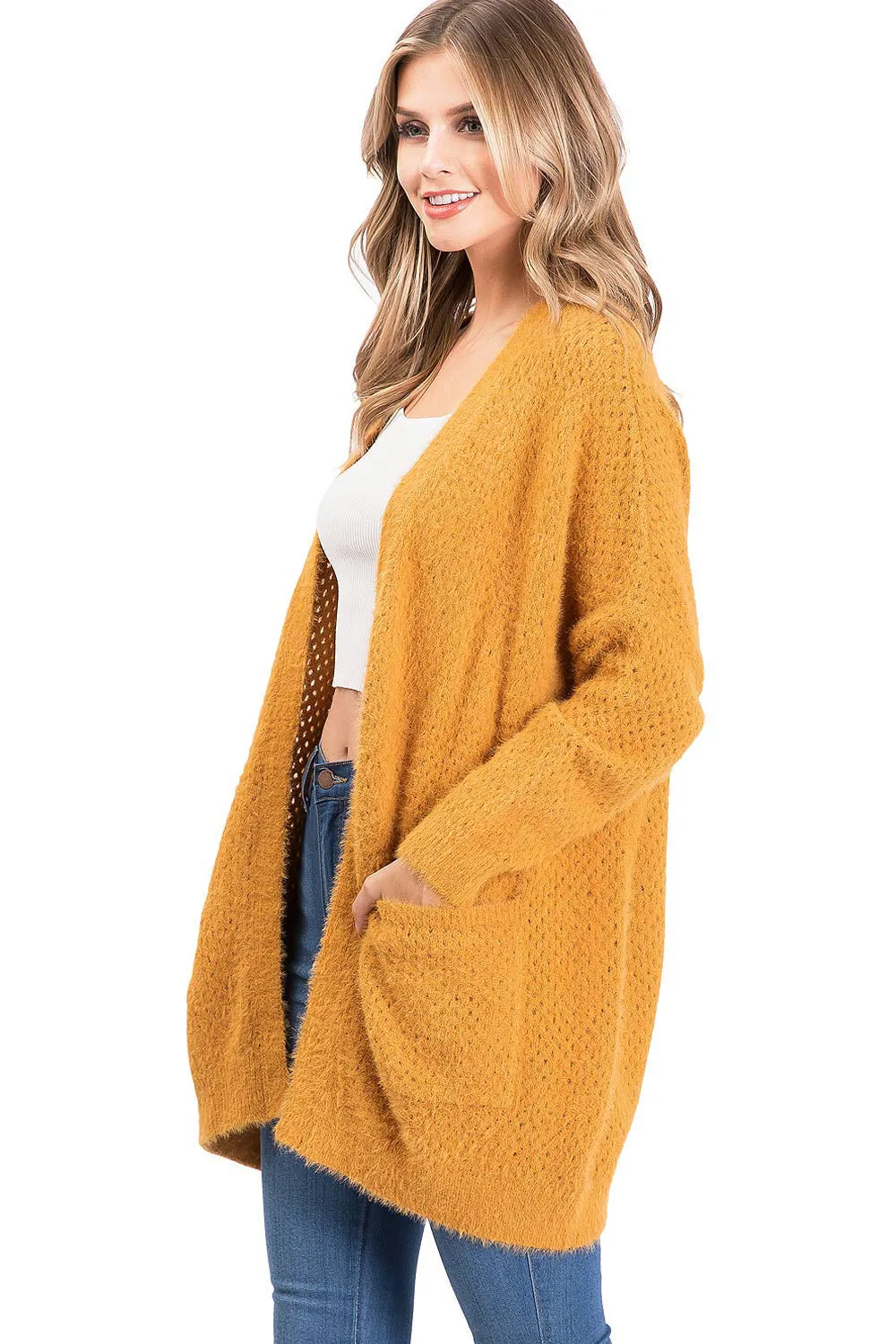 Chill Eyelash Cardigan