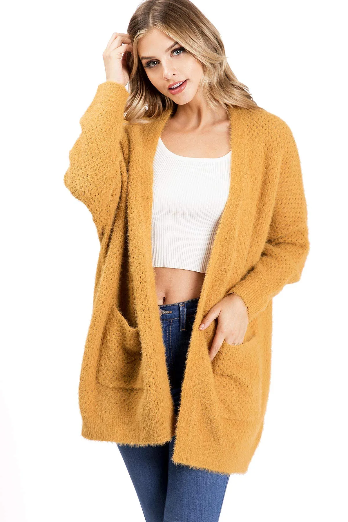 Chill Eyelash Cardigan