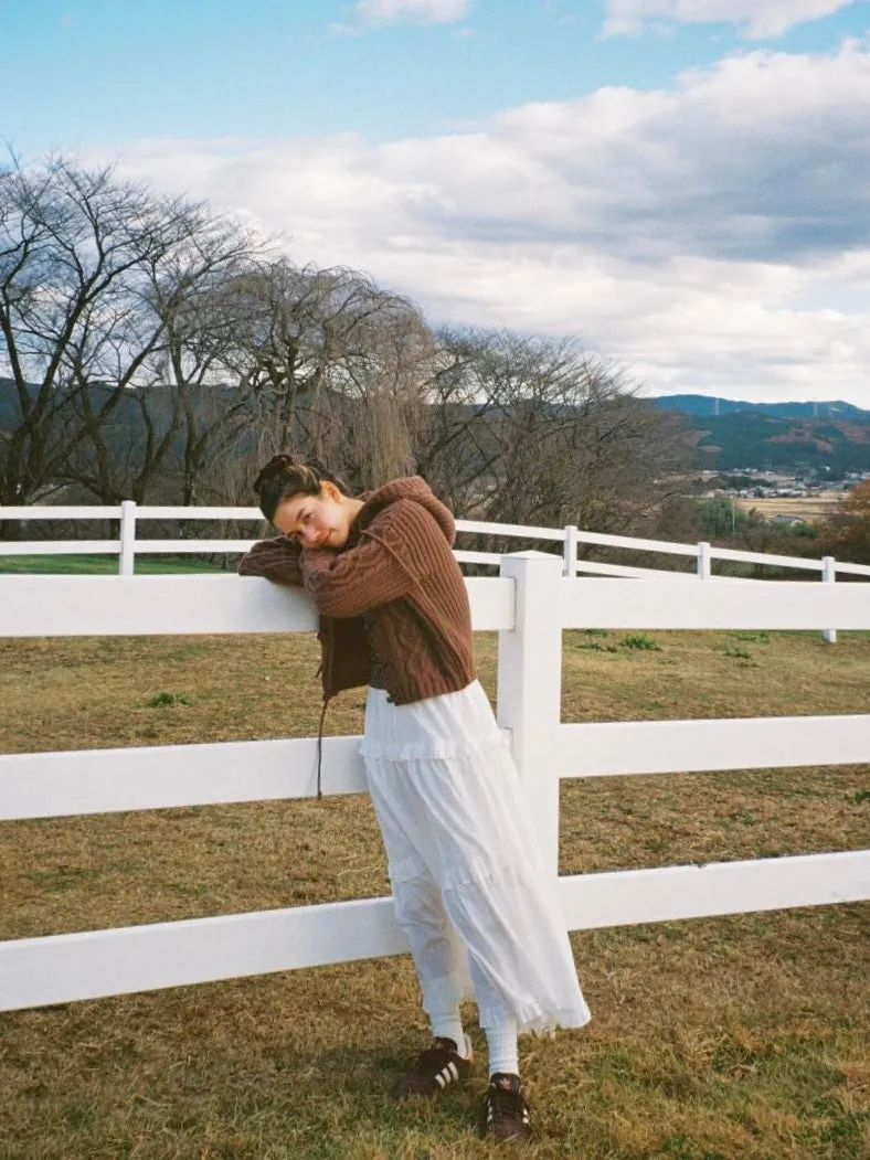 Daily Cable Knit Cardigan