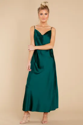 Dash Away All Hunter Green Maxi Dress