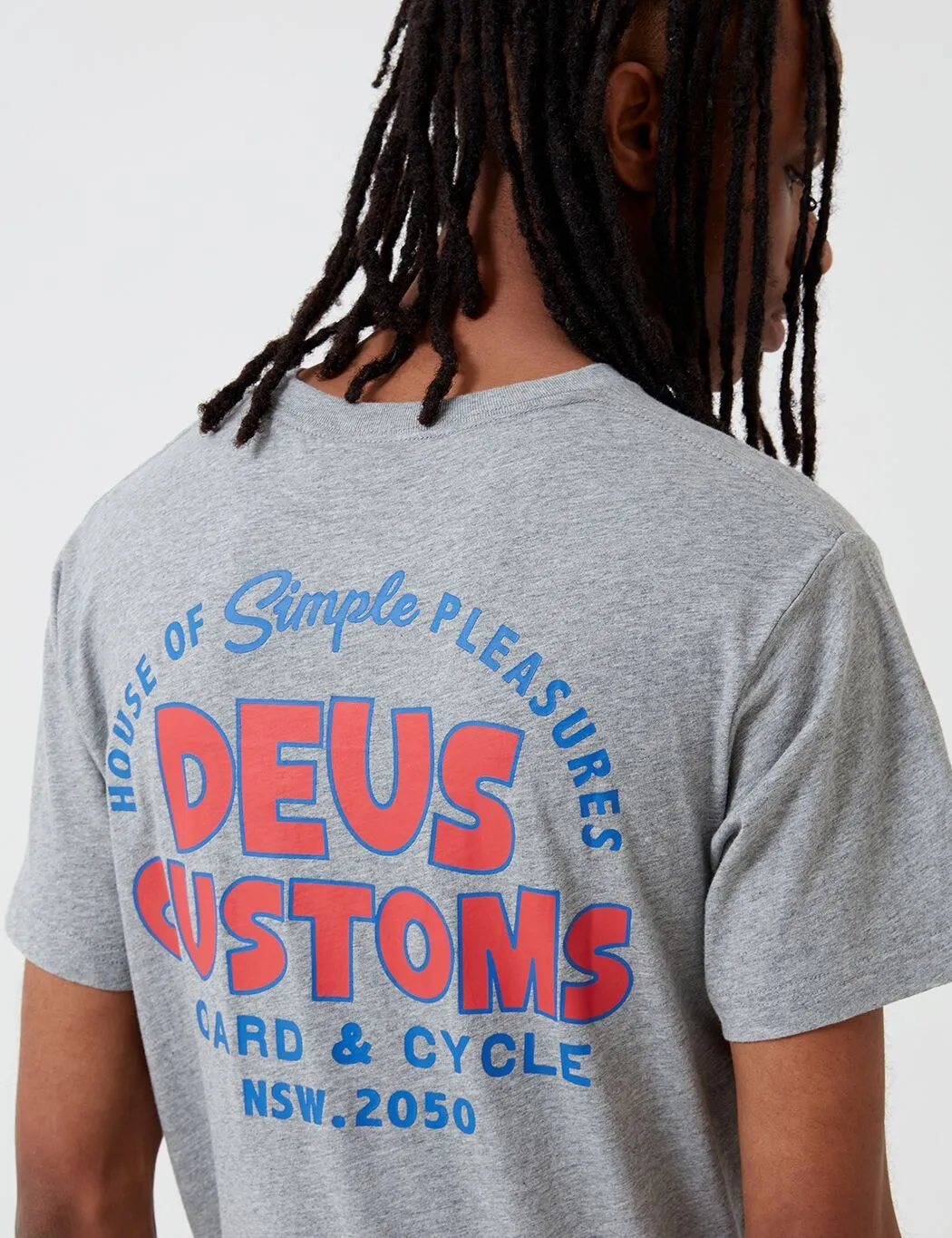 Deus Ex Machina Simpli-City T-Shirt - Grey Marle