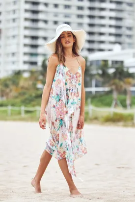 Maxi Tassel Dress in Summer in Maui