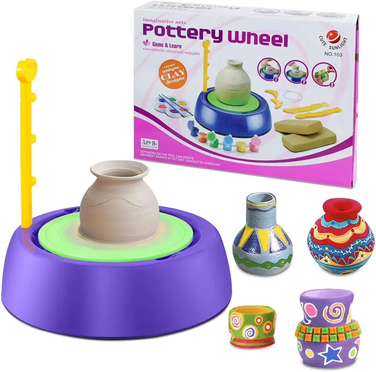 Pottery Wheel Handicraft Painting Kit