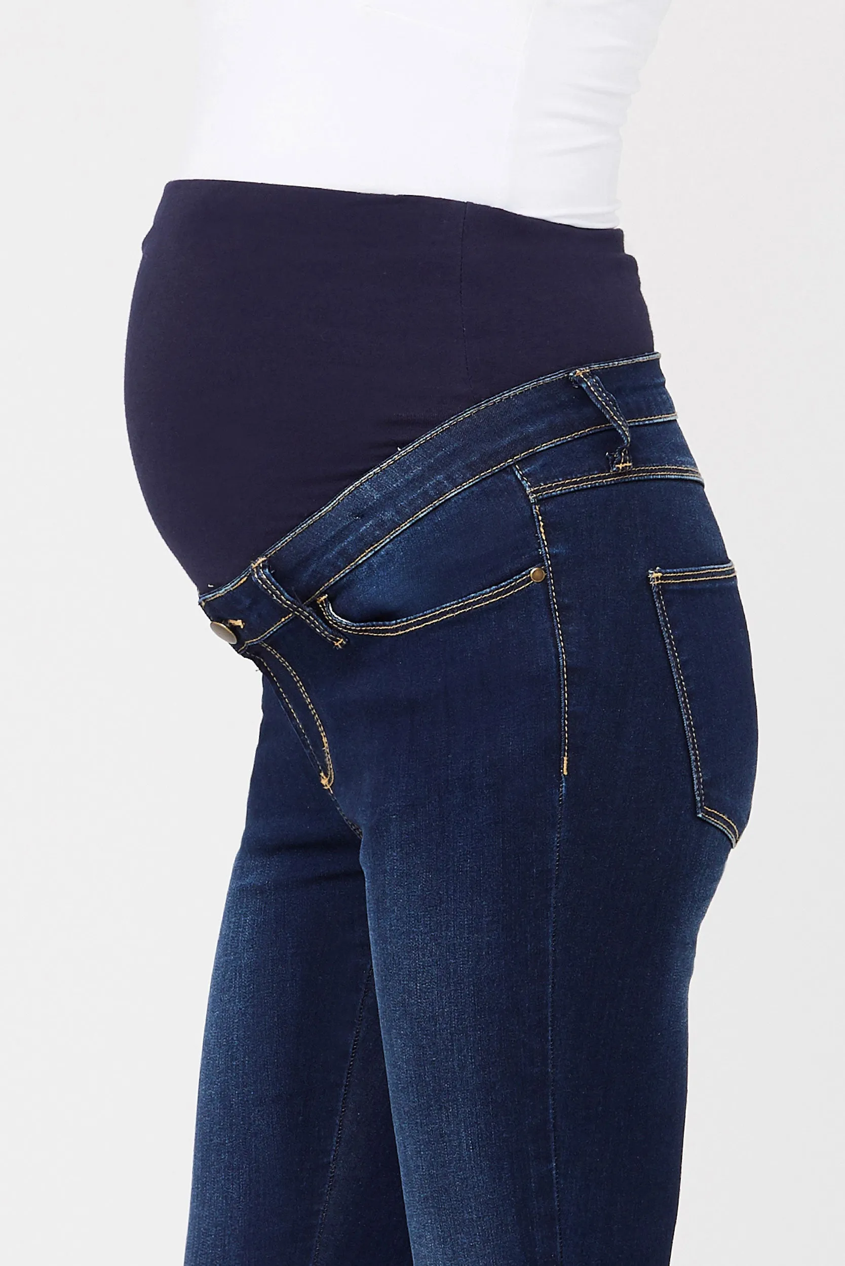 Rebel Indigo Maternity Petite/ Ankle Jeggings Ripe