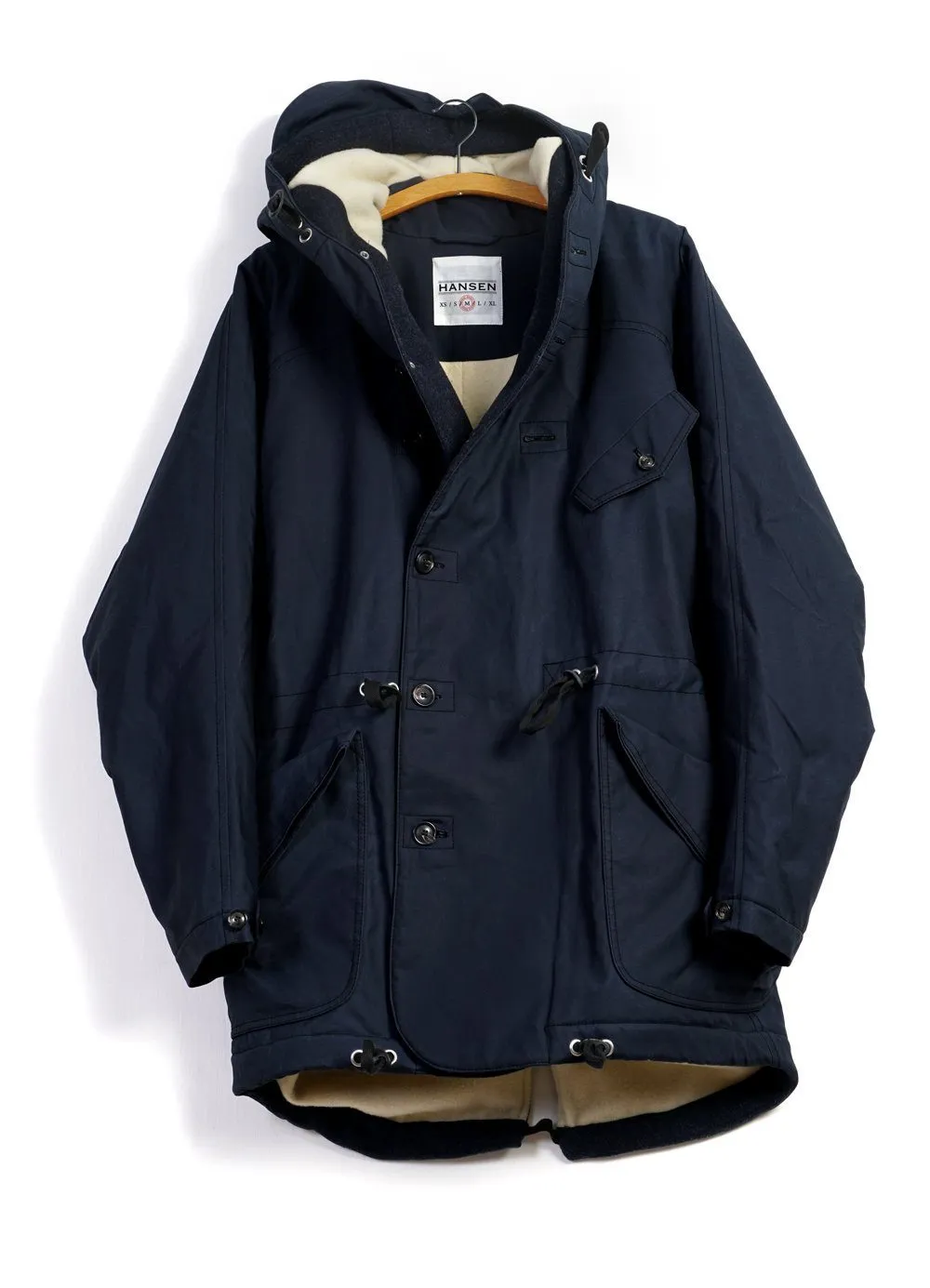 STORM | Hooded Winter Coat | Petroleum Navy