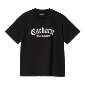 W' ONYX SCRIPT T-SHIRT / CARHARTT WIP / BLACK