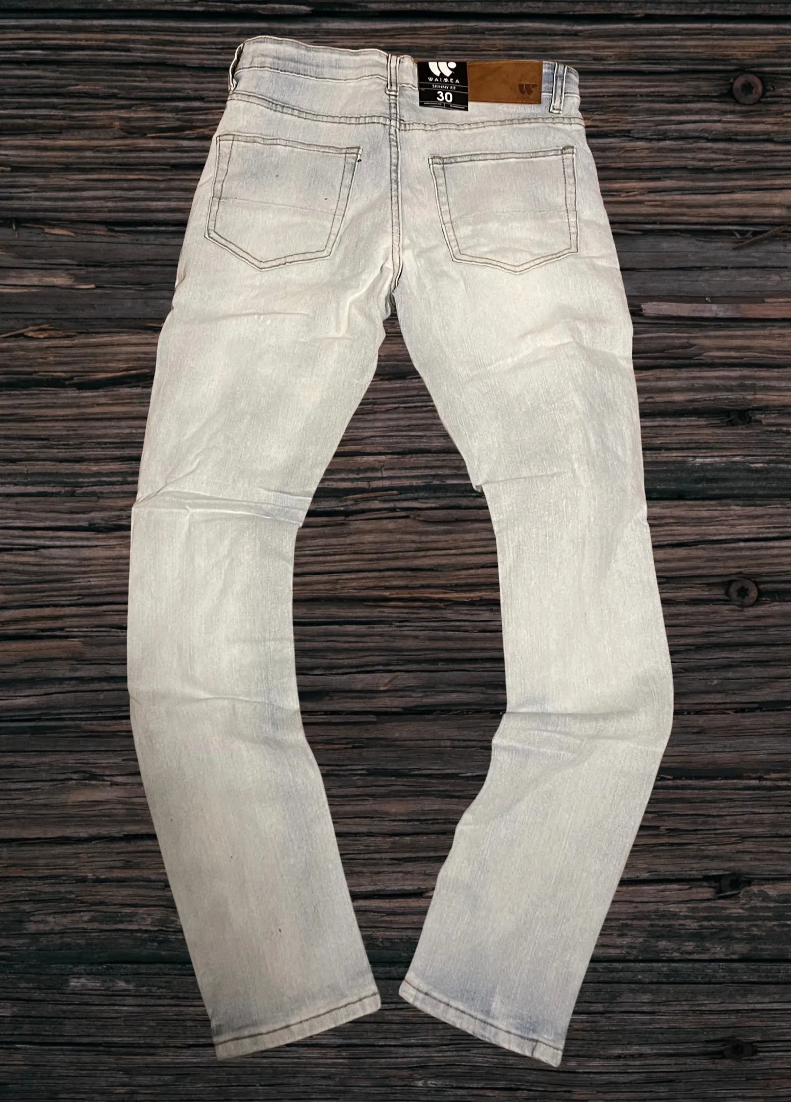 Waiema Skinny Fit Light Blue Wash Jeans