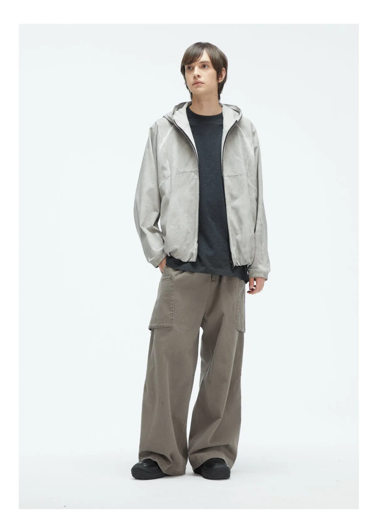 Wash Silhouette Casual Pants