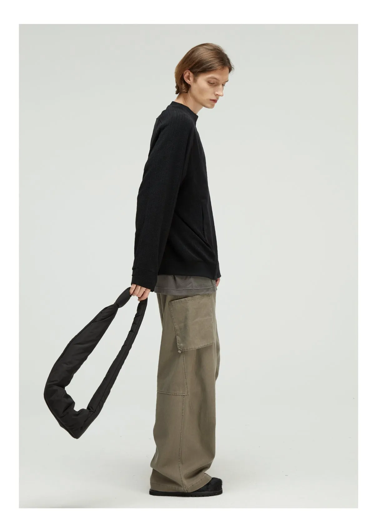 Wash Silhouette Casual Pants