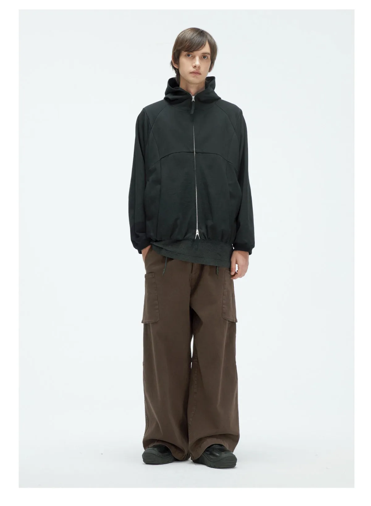 Wash Silhouette Casual Pants